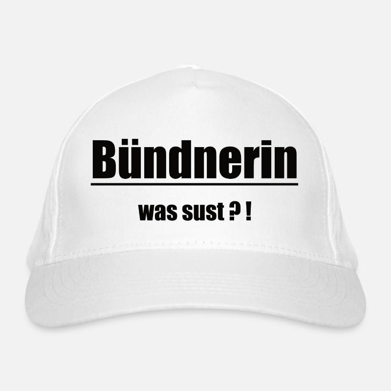 Bündnerin Was Sust Design Bio-Baseballkappe