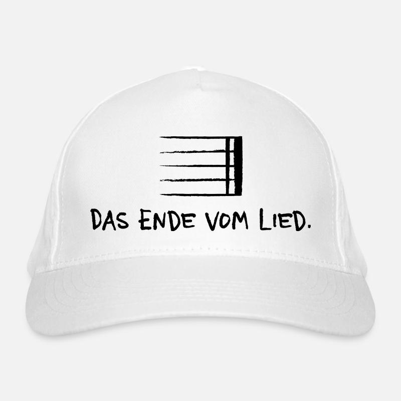Das Ende vom Lied – Musik Spruch doppeldeutig Bio-Baseballkappe