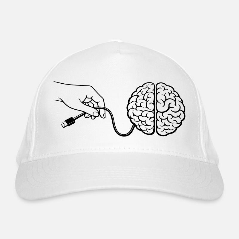 Connecteur de câble Brain Head Intelligence Intelligence artificielle Casquette classique bio