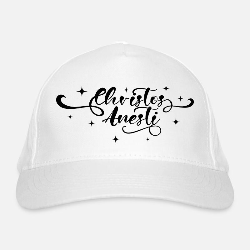 Pascha Christos Anesti Orthodox Easter Organic Baseball Cap