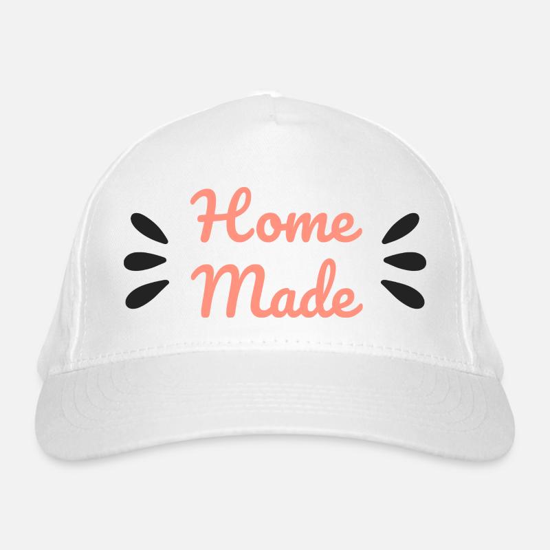 Home Made Script Minimalist Cooking Kitchen Organic Baseball Cap