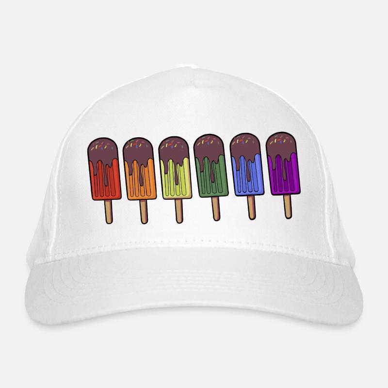 Rainbow Popsicle Parade Organic Baseball Cap
