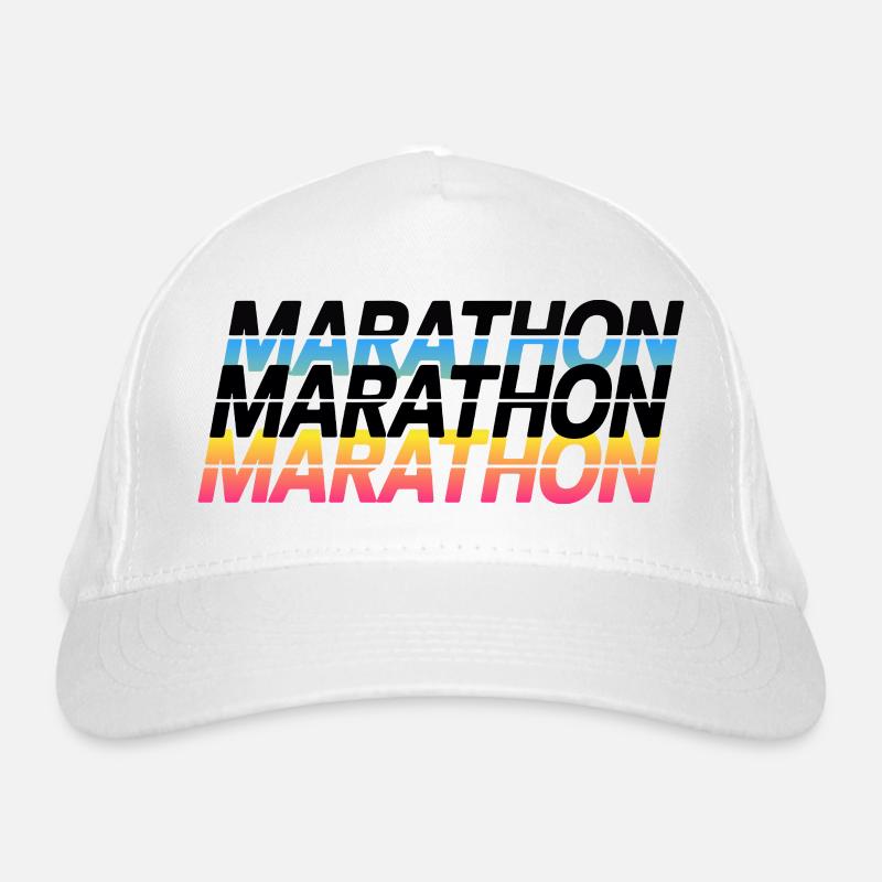 Typographie du gradient marathon Casquette classique bio