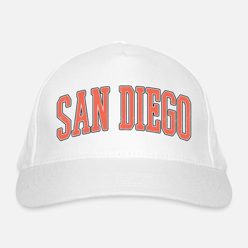 Conception des polices de blocs de San Diego Casquette classique bio