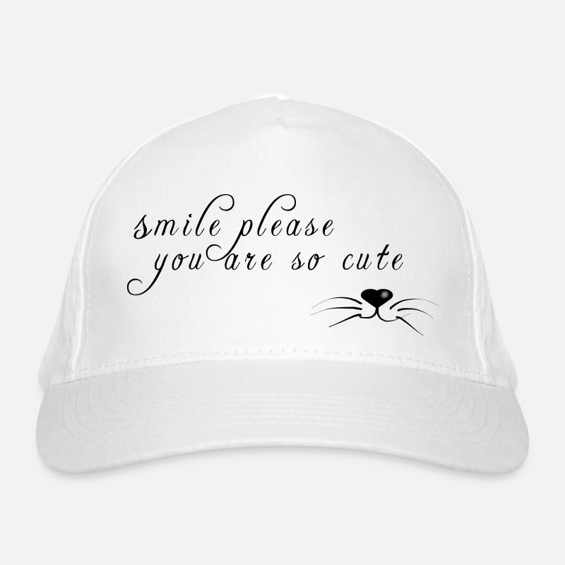 lächeln Bio-Baseballkappe