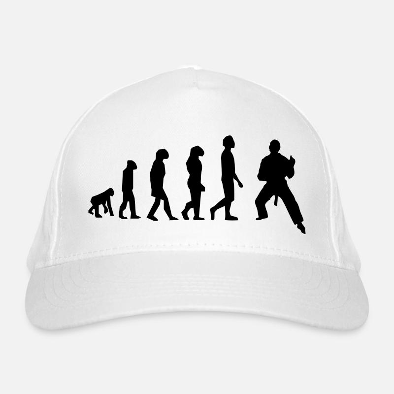 Evolution der Kampfkünste Bio-Baseballkappe