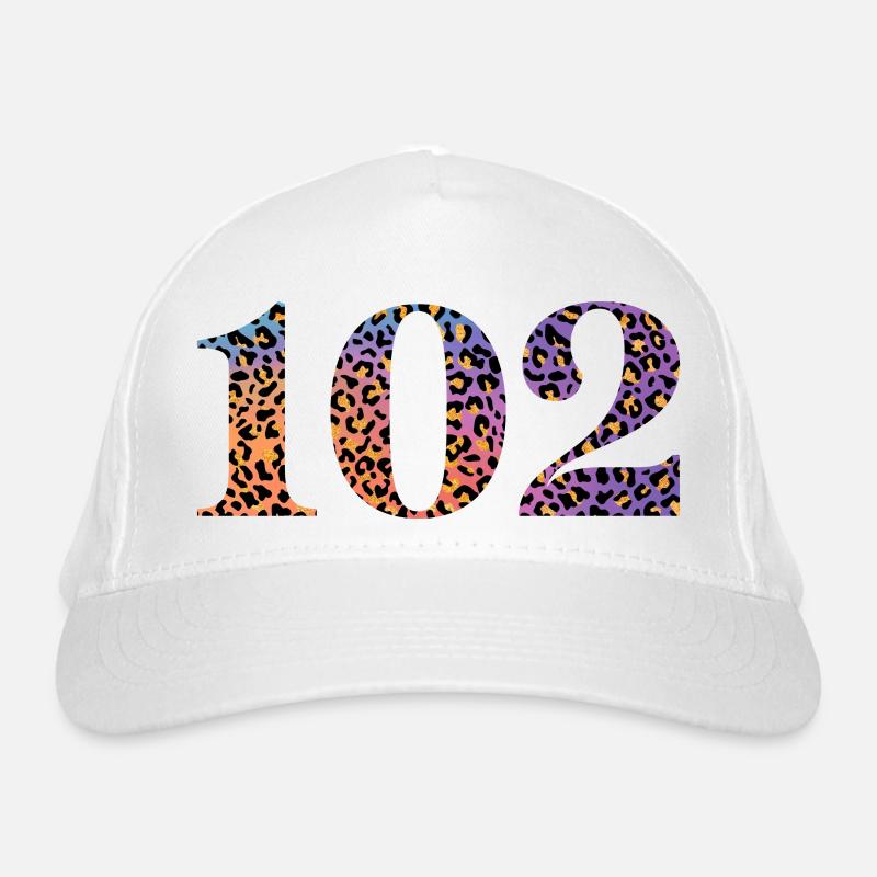 Leopard zum 102. Geburtstag Bio-Baseballkappe