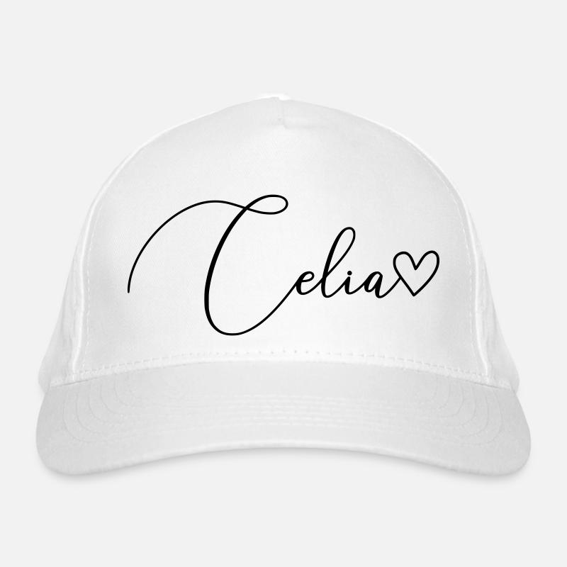 Celia Name Vorname Mädchen Bio-Baseballkappe