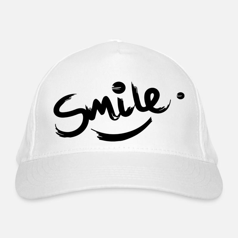 Smile, sprüche, Bio-Baseballkappe