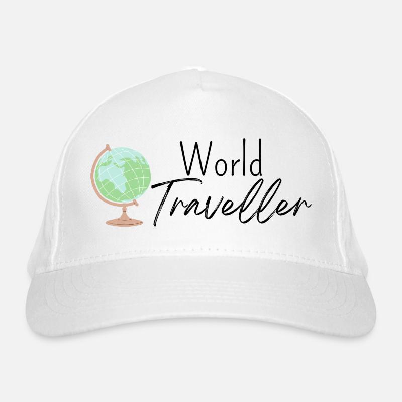 World Traveller Organic Baseball Cap