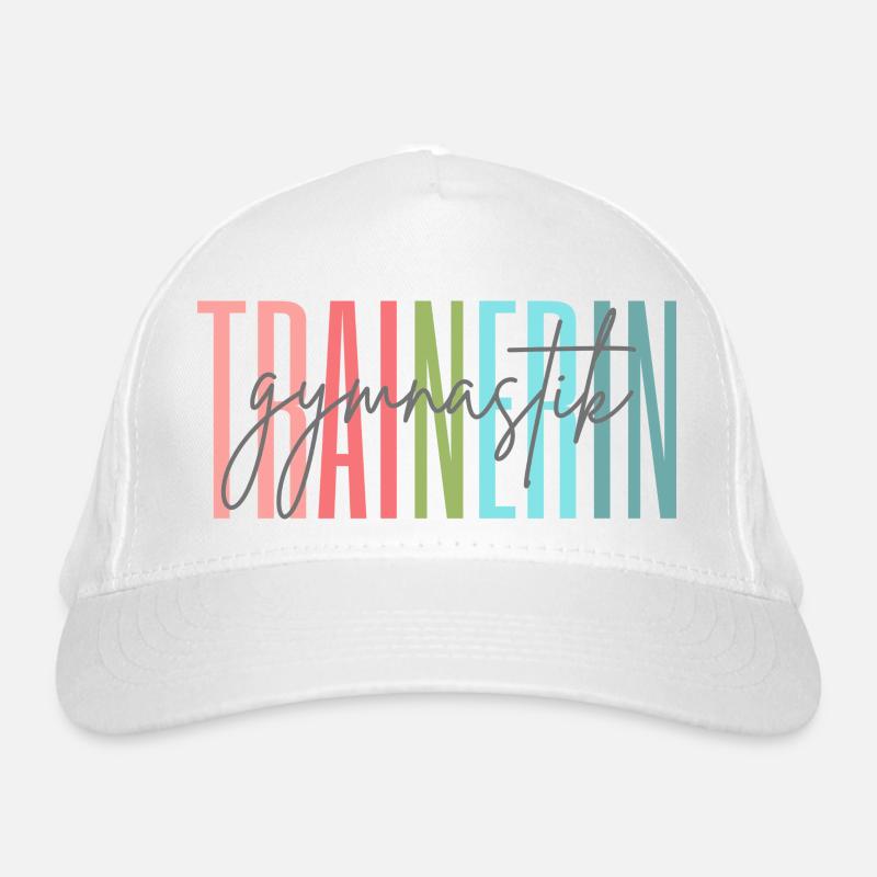 Trainerin Gymnastik Gymnastiktrainerin Geschenk - Bio-Baseballkappe - Weiß