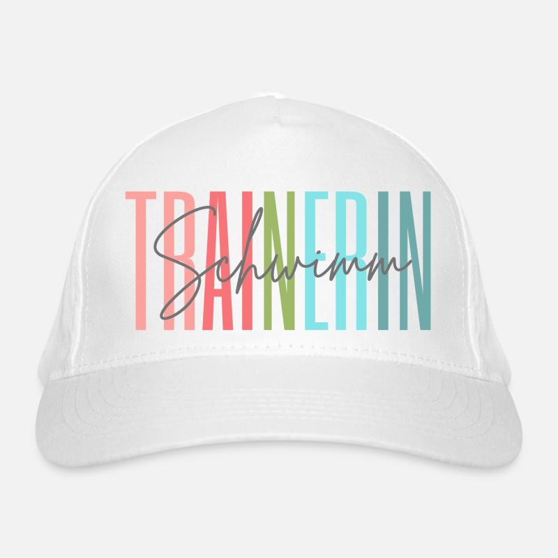 Trainerin Schwimmen Schwimmtrainerin Geschenk Bio-Baseballkappe