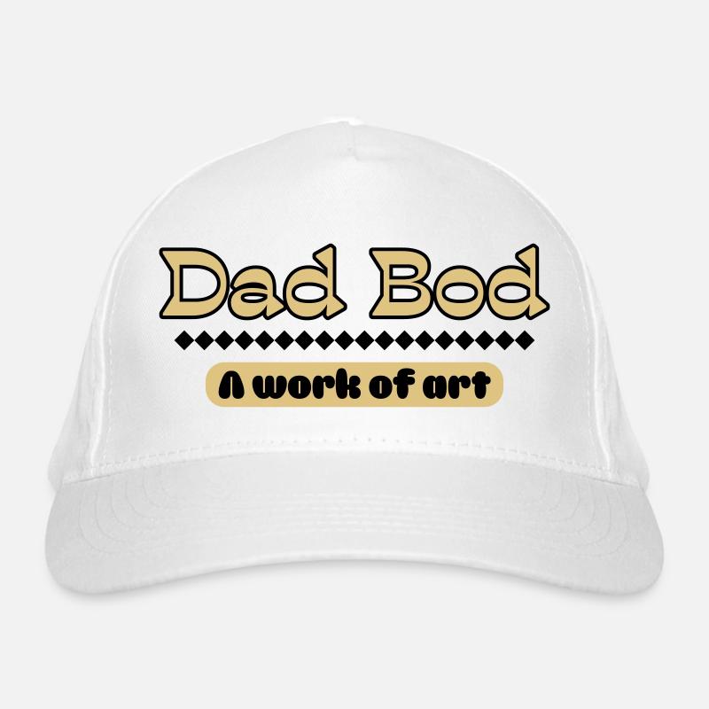 Dad Bod – Kunstvolles Statement für Väter Bio-Baseballkappe