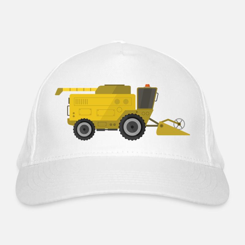 Combine harvester Organic Baseball Cap