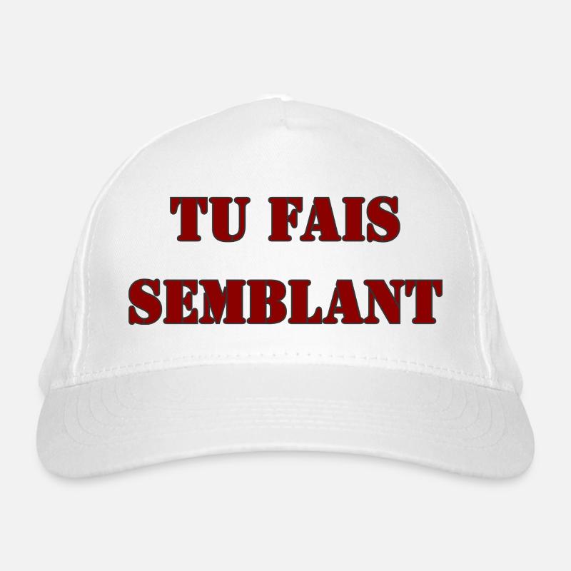 TU FAIS SEMBLANT Casquette classique bio