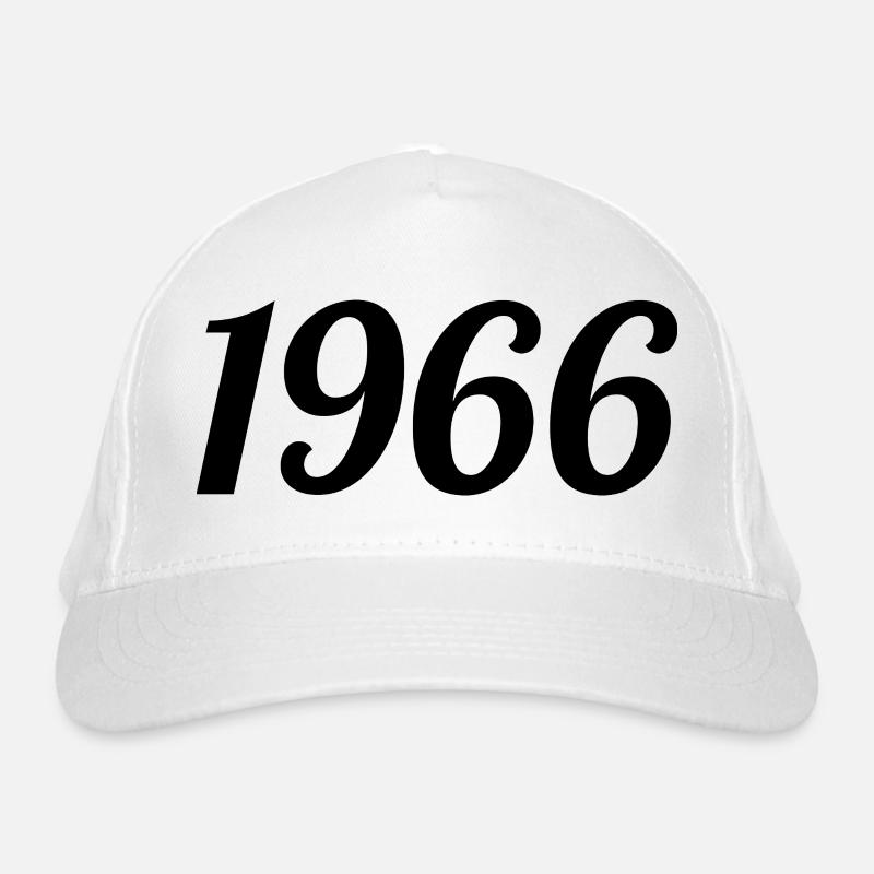 1966 Vintage 1966 Retro Geburtstag 1966 Geschenk - Bio-Baseballkappe - Weiß