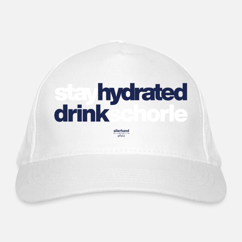 Restez hydraté, boissons spritzer Casquette classique bio
