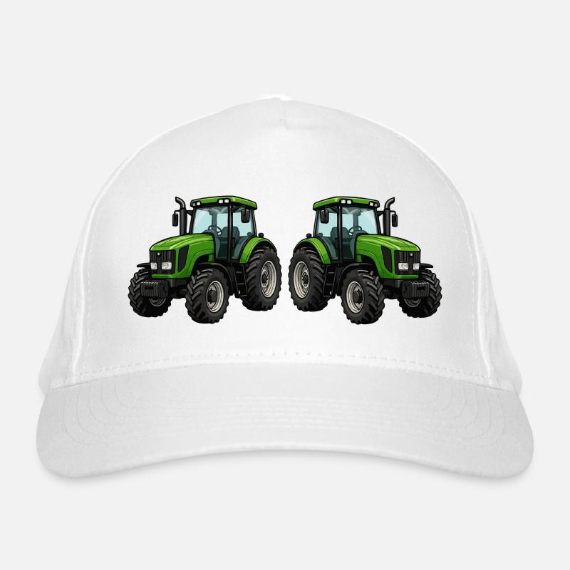 Tractor Green - Conception agricole Casquette classique bio