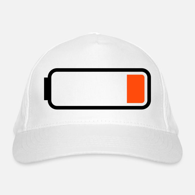 Battery low Organic Baseball Cap
