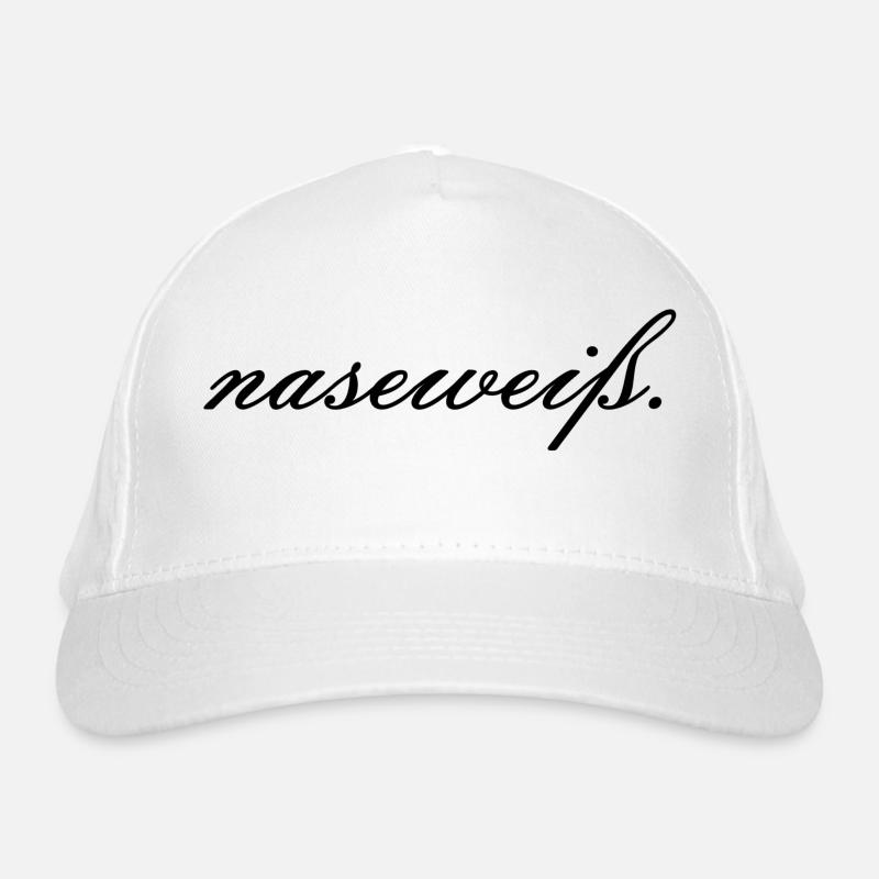 naseweiß Bio-Baseballkappe