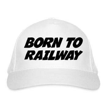 Eisenbahner / Eisenbahnen / Eisenbahn / Bahn - Bio-Baseballkappe - Weiß - Vorne