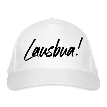 Lausbua - Bio-Baseballkappe - Weiß - Vorne