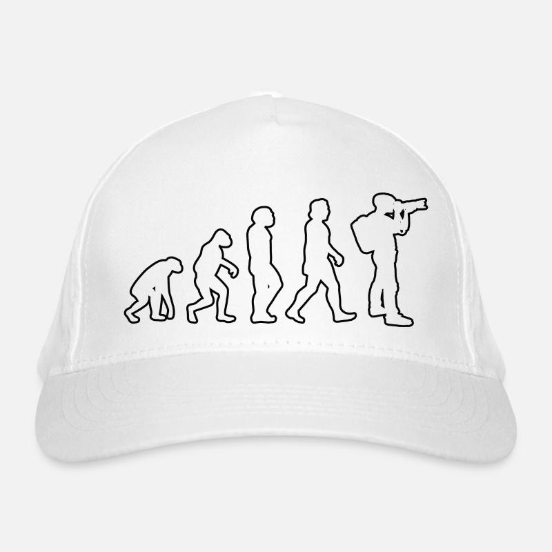 Photographes Evolution Caméra Drôle Photographie Casquette classique bio