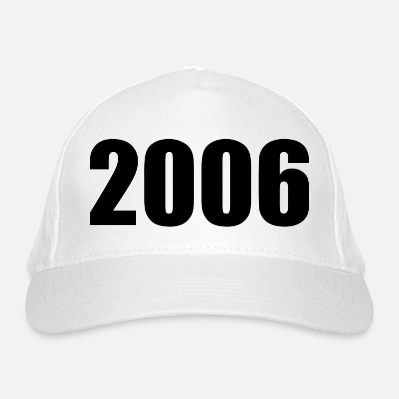 2006 Geburtstag Vorlage personalisieren gestalten Bio-Baseballkappe