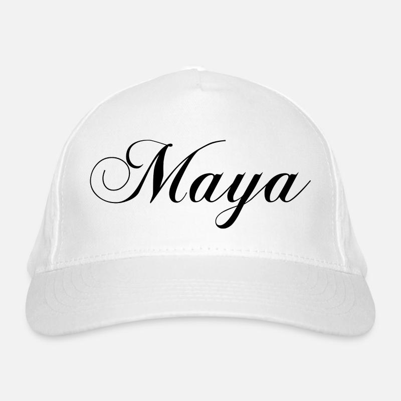 Maya, individuelles Design eleganter Stil Bio-Baseballkappe