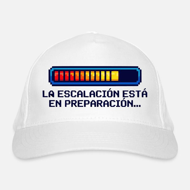 Eskalations Shirt Nerd Geek Español Bio-Baseballkappe