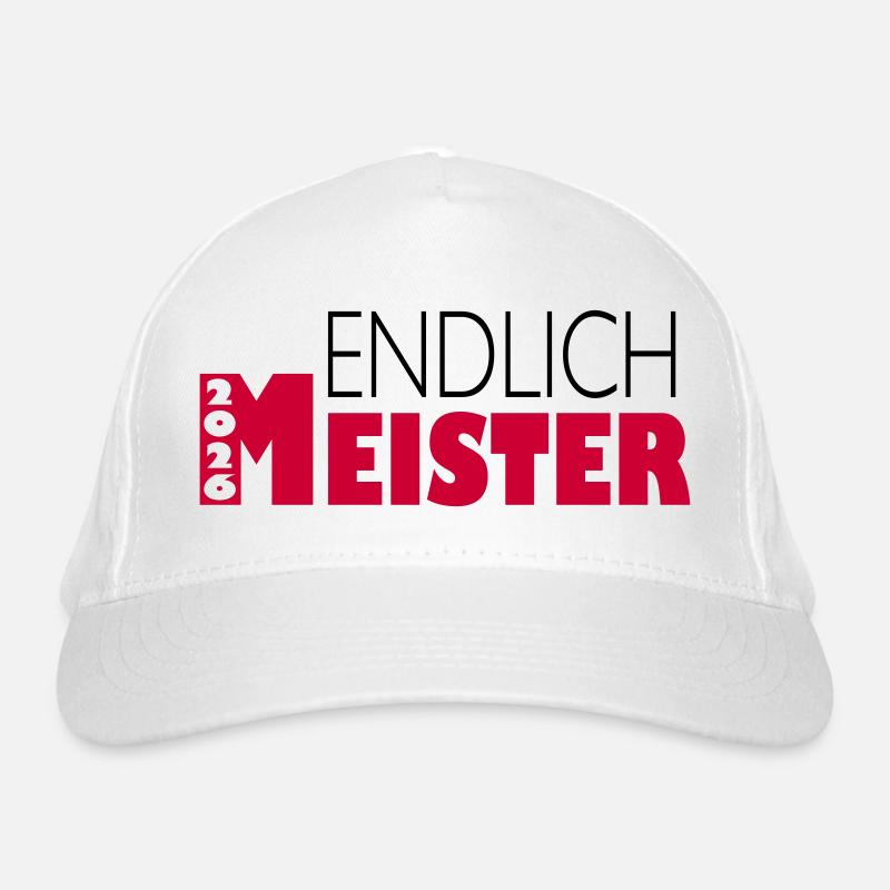 Endlich Meister 2026 Bio-Baseballkappe
