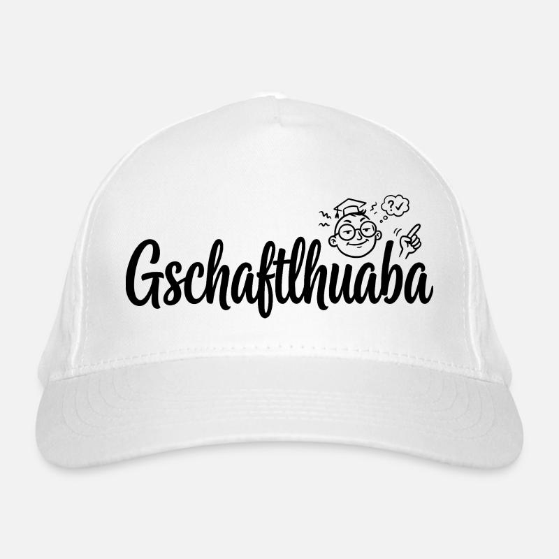 Gschaftlhuaba – Bavarian know-it-all Organic Baseball Cap