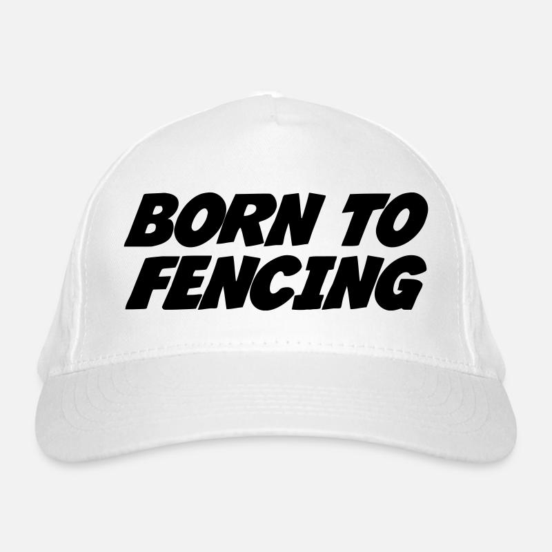 Né pour l'escrime : design dynamique et moderne Casquette classique bio