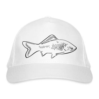 poisson - Casquette classique bio - blanc - Devant