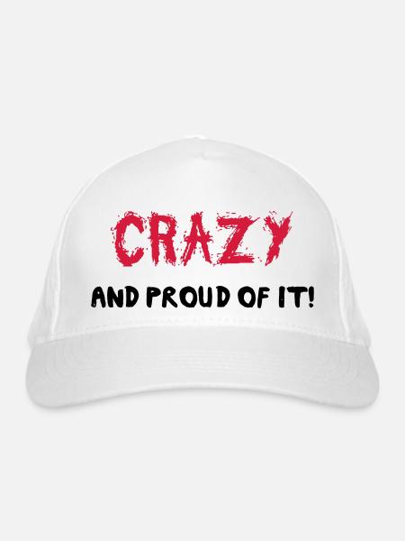 Crazy - Casquette classique bio - blanc - Devant