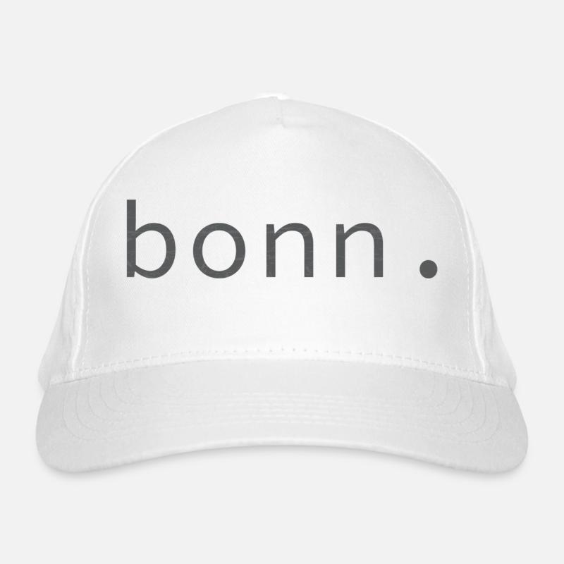 bonn. Bio-Baseballkappe