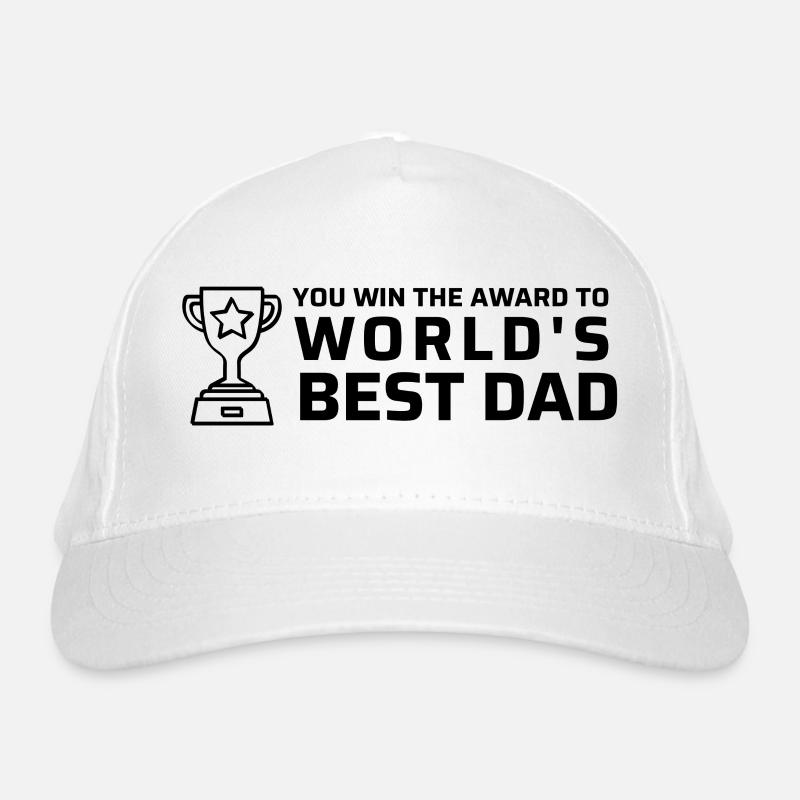 Der beste Vater der Welt Bio-Baseballkappe