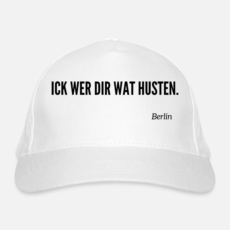Berliner Schnauze Bio-Baseballkappe
