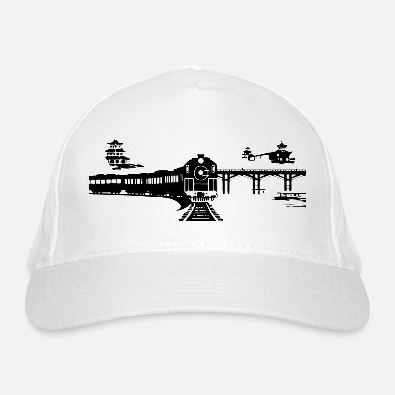 Chemin de fer Casquette classique bio