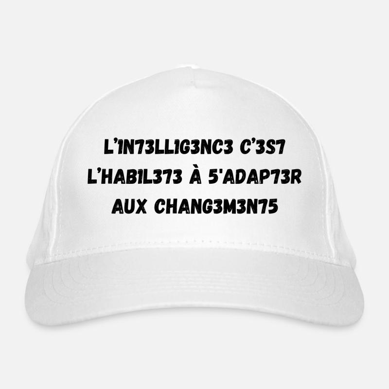 intelligence Casquette classique bio