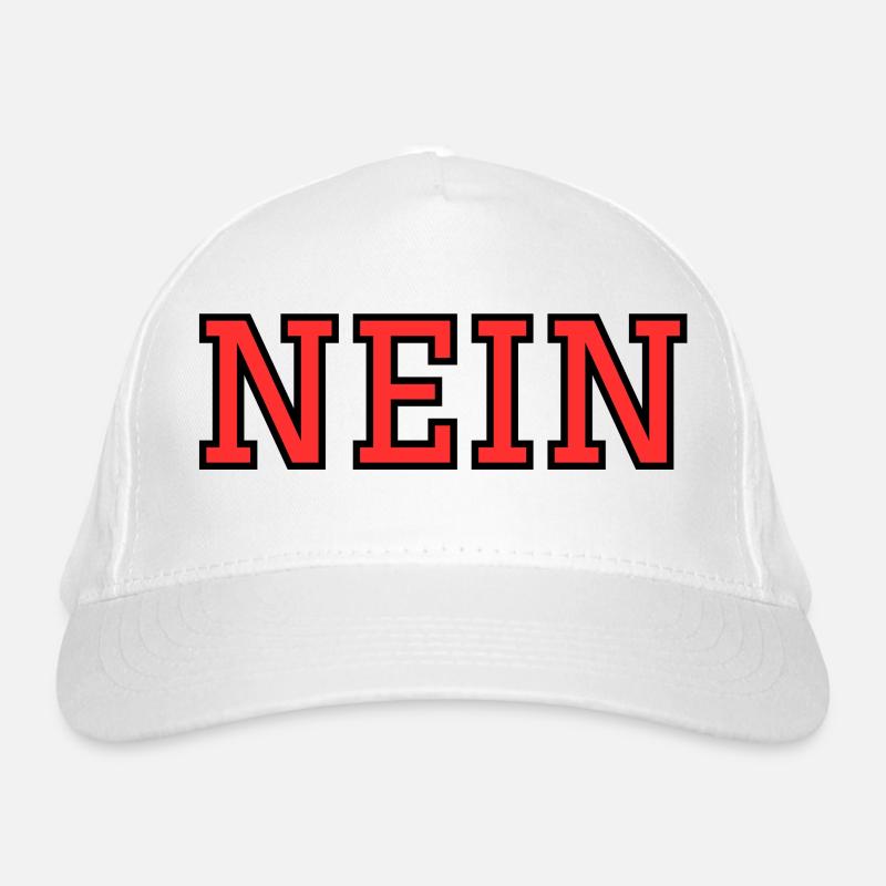 NEIN Bio-Baseballkappe