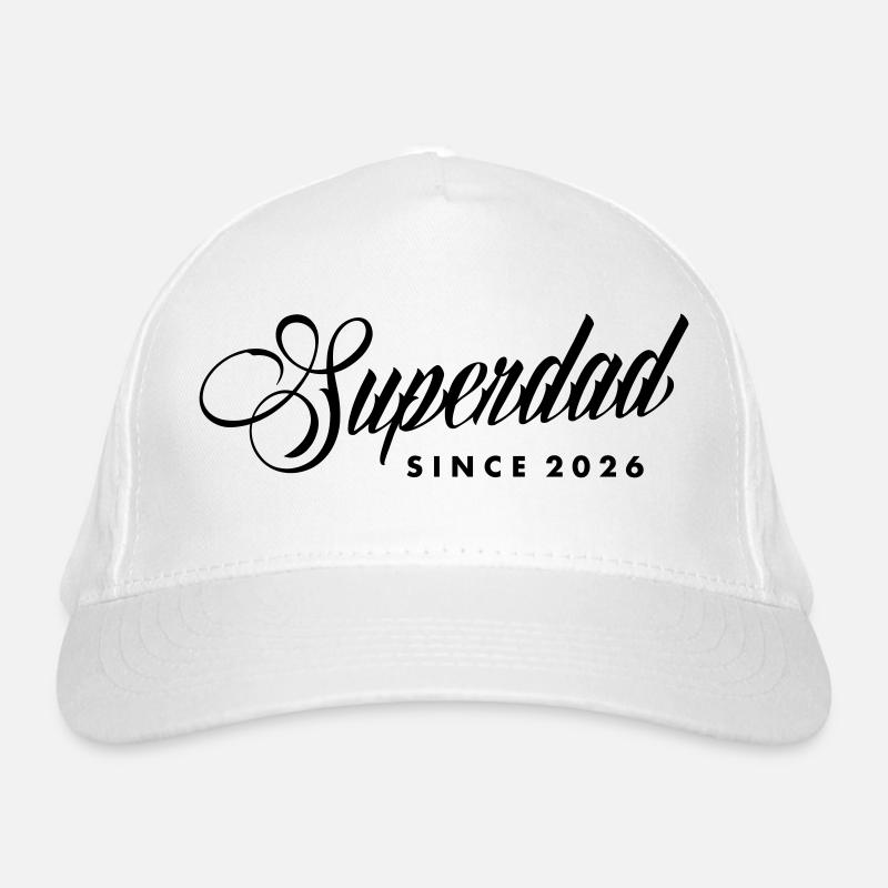 Superdad Papa Père 2026 Bébé Casquette classique bio