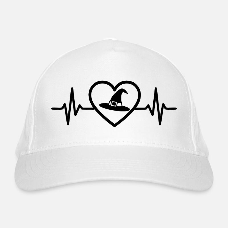 Chapeau de Sorcière Halloween Coeur Casquette classique bio