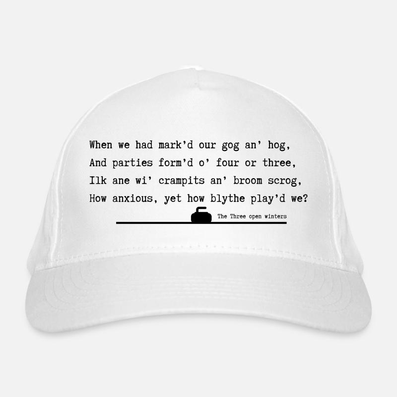 Trois hivers ouverts Casquette classique bio