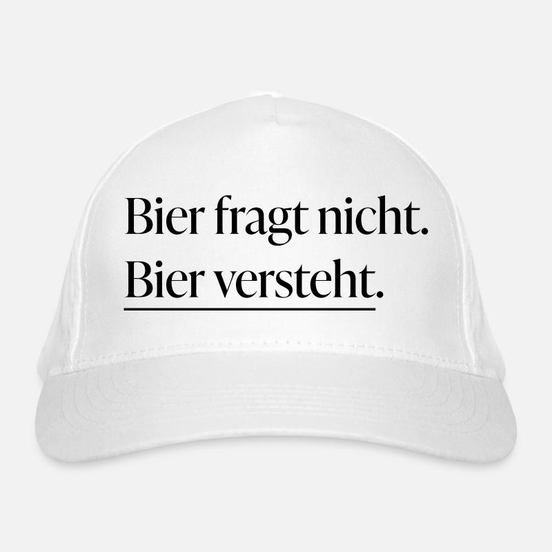 Bier versteht Bio-Baseballkappe