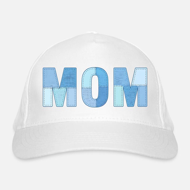 MOM Patchwork Denim Style Casquette classique bio