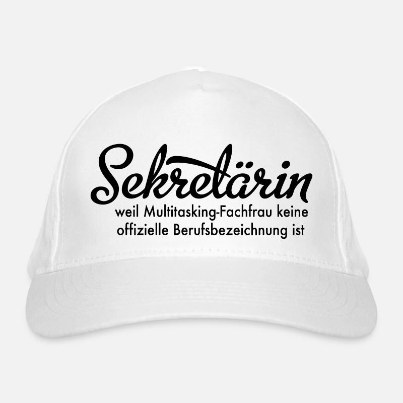Sekretärin Bio-Baseballkappe