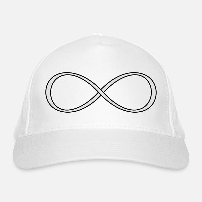 Unendlichkeit Unendlichkeitszeichen Liebe Geschenk Bio-Baseballkappe