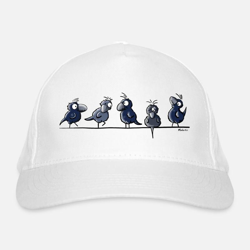 Cinq Drôle Corbeaux Casquette classique bio