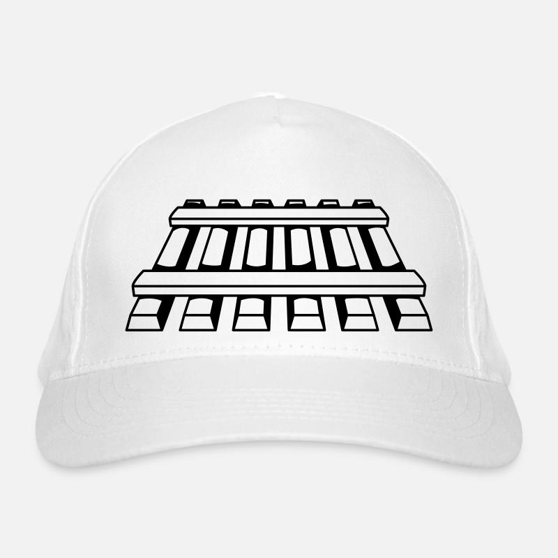 Gleis Schienen Strecke Bio-Baseballkappe